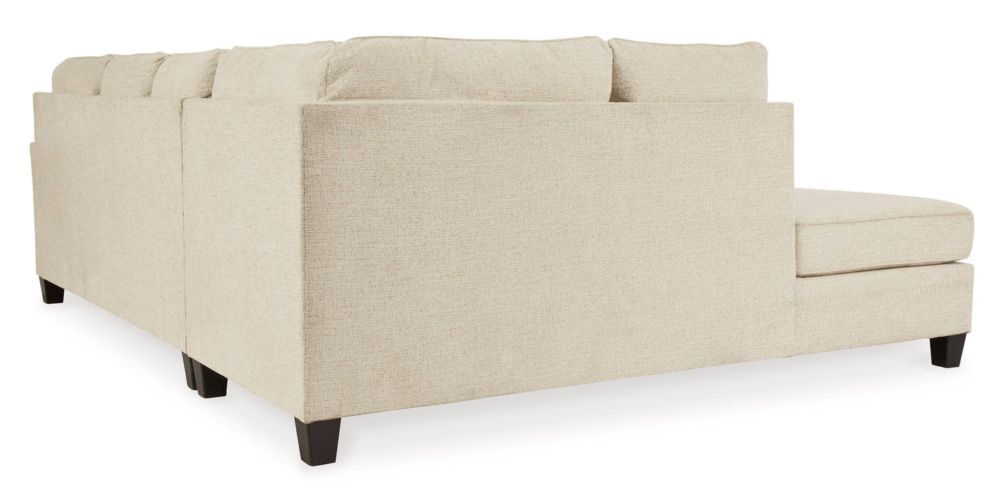Abinger 2-Piece Sectional with Chaise - U&U Home Budget Furniture (Carteret, NJ)