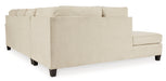 Abinger 2-Piece Sectional with Chaise - U&U Home Budget Furniture (Carteret, NJ)