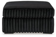 Midnight-Madness Oversized Accent Ottoman - U&U Home Budget Furniture (Carteret, NJ)