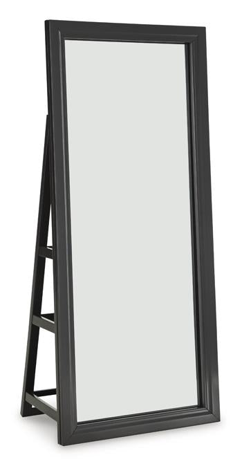 Evesen Floor Standing Mirror/Storage - U&U Home Budget Furniture (Carteret, NJ)