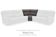 Next-Gen DuraPella Power Reclining Sectional - U&U Home Budget Furniture (Carteret, NJ)
