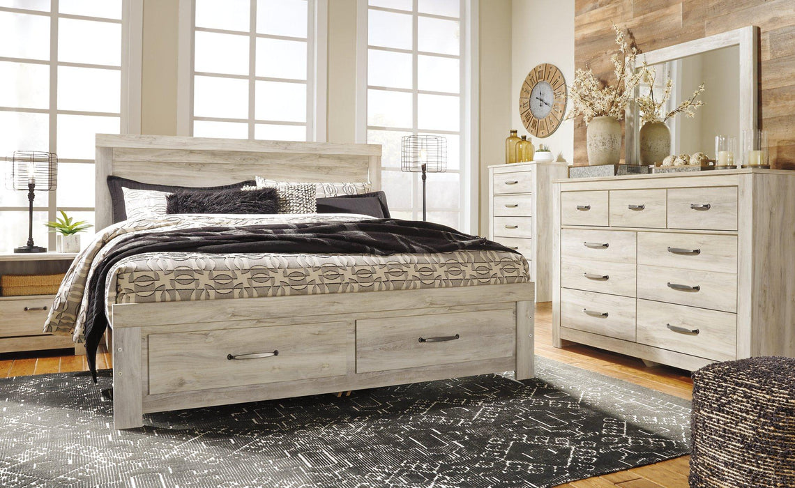 Bellaby Bed with 2 Storage Drawers - U&U Home Budget Furniture (Carteret, NJ)