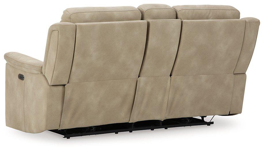 Next-Gen DuraPella Power Reclining Loveseat with Console - U&U Home Budget Furniture (Carteret, NJ)
