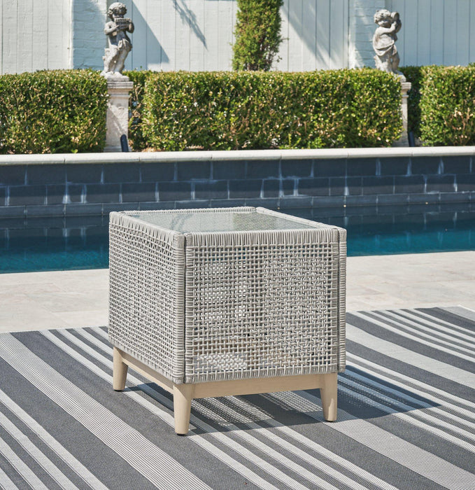 Seton Creek Outdoor Seating Set - U&U Home Budget Furniture (Carteret, NJ)