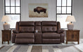 Punch Up Power Reclining Sectional Loveseat with Console - U&U Home Budget Furniture (Carteret, NJ)