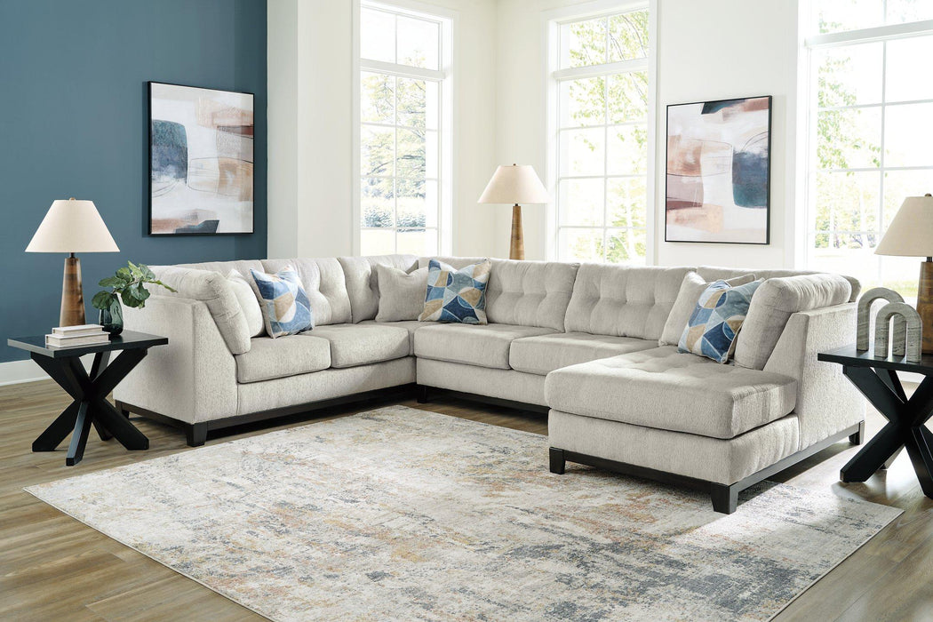 Maxon Place Sectional with Chaise - U&U Home Budget Furniture (Carteret, NJ)