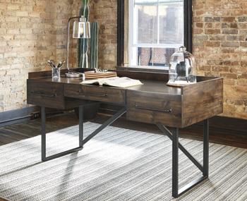 Starmore Home Office Desk with 2 Chairs - U&U Home Budget Furniture (Carteret, NJ)