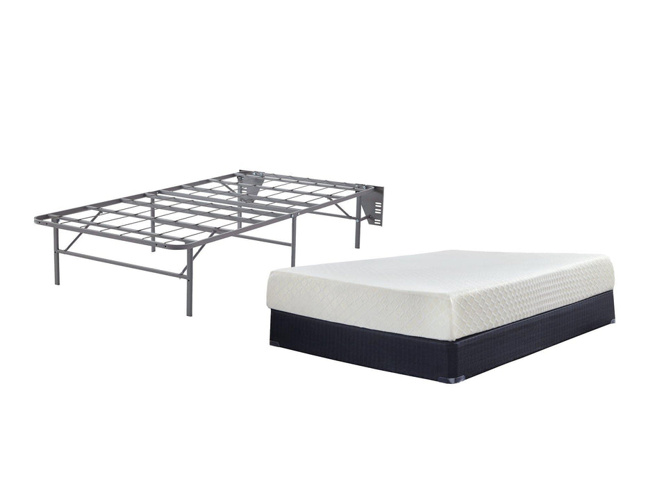 10 Inch Chime Memory Foam Mattress Set - U&U Home Budget Furniture (Carteret, NJ)