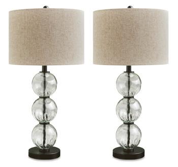 Airbal Table Lamp (Set of 2) - U&U Home Budget Furniture (Carteret, NJ)