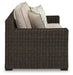 Coastline Bay Outdoor Loveseat with Cushion - U&U Home Budget Furniture (Carteret, NJ)