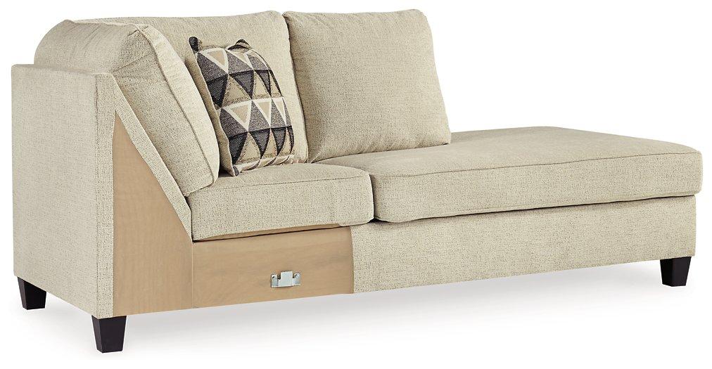 Abinger 2-Piece Sectional with Chaise - U&U Home Budget Furniture (Carteret, NJ)