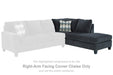 Abinger 2-Piece Sectional with Chaise - U&U Home Budget Furniture (Carteret, NJ)