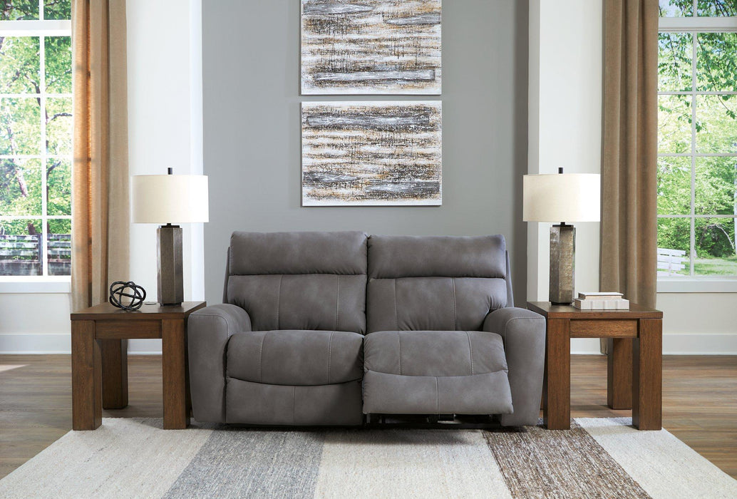 Next-Gen DuraPella Power Reclining Sectional Loveseat - U&U Home Budget Furniture (Carteret, NJ)
