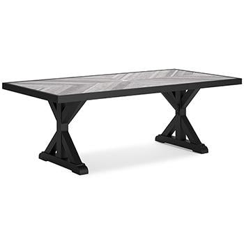 Beachcroft Outdoor Dining Table - U&U Home Budget Furniture (Carteret, NJ)