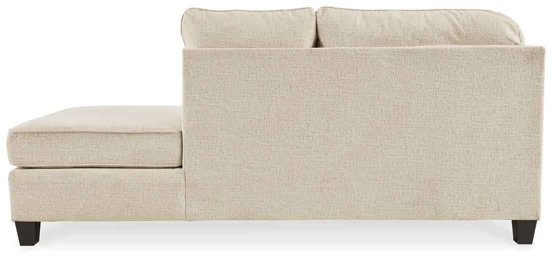 Abinger 2-Piece Sectional with Chaise - U&U Home Budget Furniture (Carteret, NJ)