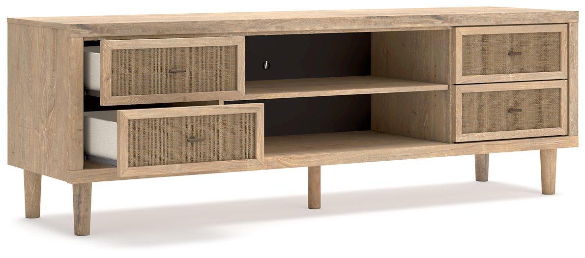 Cielden 72" TV Stand with Electric Fireplace - U&U Home Budget Furniture (Carteret, NJ)