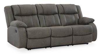 First Base Reclining Sofa - U&U Home Budget Furniture (Carteret, NJ)
