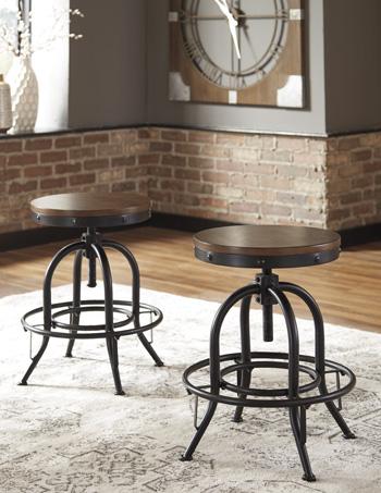 Valebeck Counter Height Bar Stool - U&U Home Budget Furniture (Carteret, NJ)