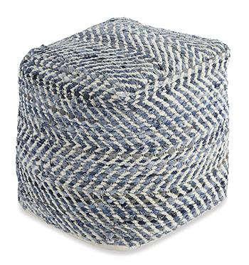 Chevron Pouf - U&U Home Budget Furniture (Carteret, NJ)