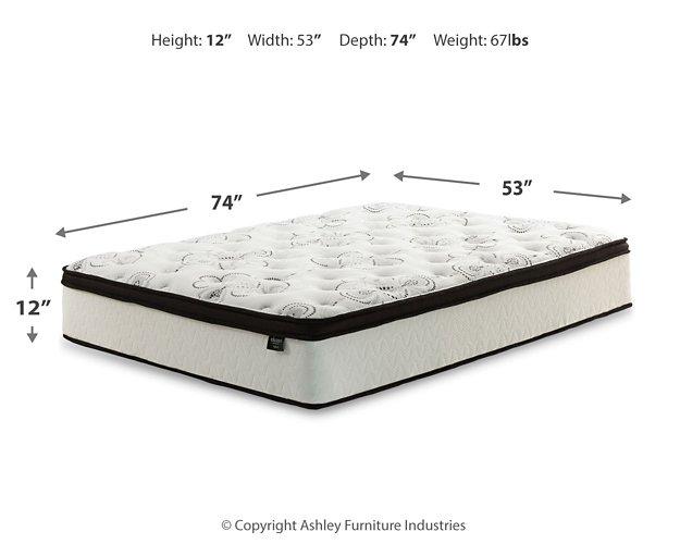Chime 12 Inch Hybrid Mattress in a Box - U&U Home Budget Furniture (Carteret, NJ)