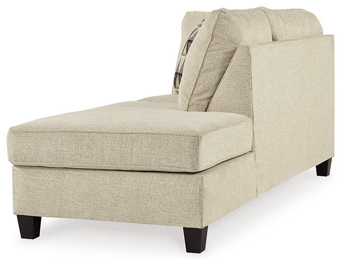Abinger 2-Piece Sectional with Chaise - U&U Home Budget Furniture (Carteret, NJ)