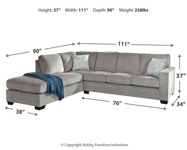 Altari Sectional with Chaise - U&U Home Budget Furniture (Carteret, NJ)