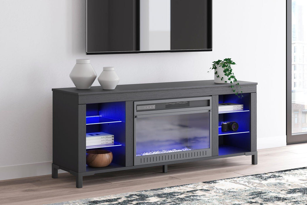 Cayberry 60" TV Stand with Electric Fireplace - U&U Home Budget Furniture (Carteret, NJ)