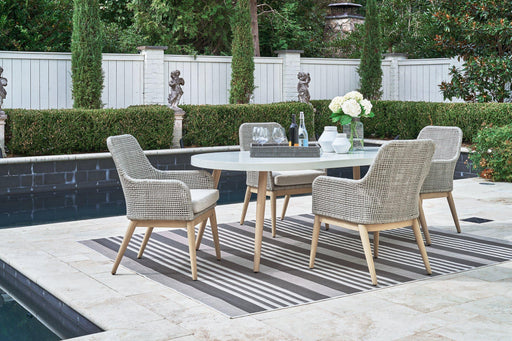 Seton Creek Outdoor Dining Package - U&U Home Budget Furniture (Carteret, NJ)