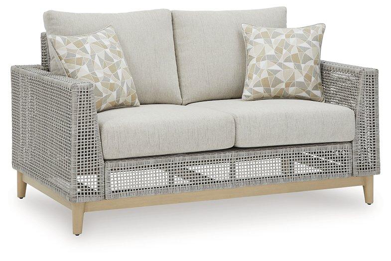 Seton Creek Outdoor Seating Set - U&U Home Budget Furniture (Carteret, NJ)