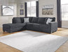 Altari Sleeper Sectional with Chaise - U&U Home Budget Furniture (Carteret, NJ)