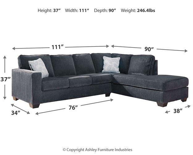 Altari Sectional with Chaise - U&U Home Budget Furniture (Carteret, NJ)