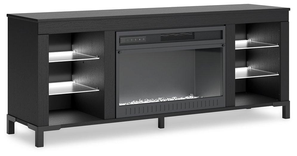 Cayberry 60" TV Stand with Electric Fireplace - U&U Home Budget Furniture (Carteret, NJ)