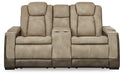 Next-Gen DuraPella Power Reclining Loveseat with Console - U&U Home Budget Furniture (Carteret, NJ)