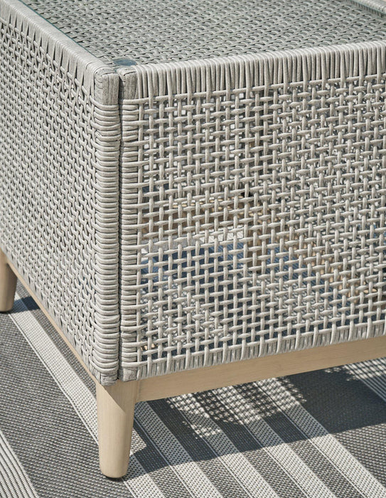 Seton Creek Outdoor Seating Set - U&U Home Budget Furniture (Carteret, NJ)