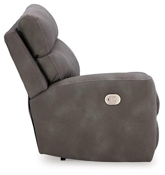 Next-Gen DuraPella Power Reclining Sectional Loveseat - U&U Home Budget Furniture (Carteret, NJ)