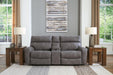 Next-Gen DuraPella Power Reclining Sectional Loveseat with Console - U&U Home Budget Furniture (Carteret, NJ)