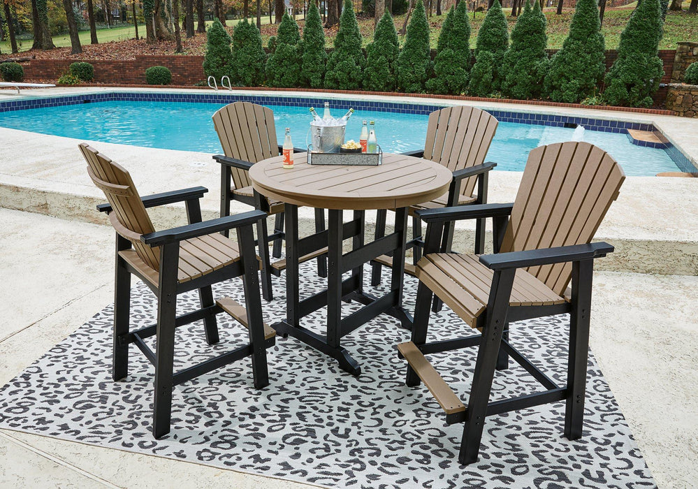 Fairen Trail Outdoor Dining Set - U&U Home Budget Furniture (Carteret, NJ)