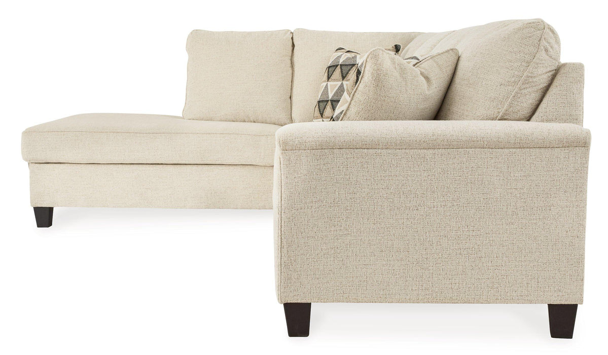 Abinger 2-Piece Sectional with Chaise - U&U Home Budget Furniture (Carteret, NJ)