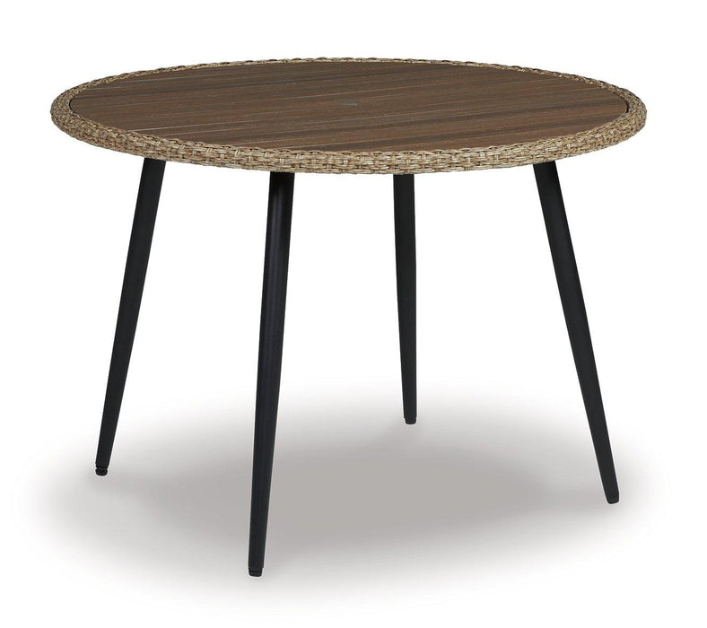 Amaris Outdoor Dining Set - U&U Home Budget Furniture (Carteret, NJ)