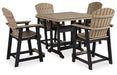 Fairen Trail Outdoor Dining Set - U&U Home Budget Furniture (Carteret, NJ)