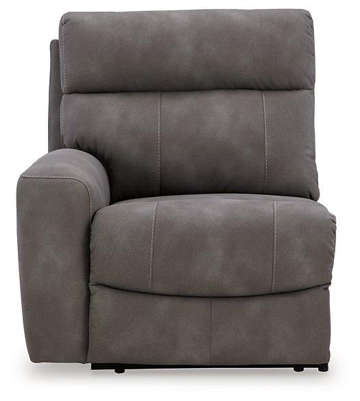 Next-Gen DuraPella Power Reclining Sectional Loveseat with Console - U&U Home Budget Furniture (Carteret, NJ)