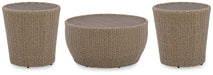Danson Outdoor Occasional Table Set - U&U Home Budget Furniture (Carteret, NJ)
