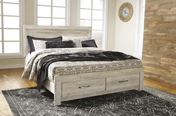 Bellaby Bed with 2 Storage Drawers - U&U Home Budget Furniture (Carteret, NJ)