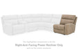Next-Gen DuraPella Power Reclining Sectional Loveseat with Console - U&U Home Budget Furniture (Carteret, NJ)