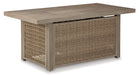 Beachcroft Outdoor Sofa, Lounge Chairs and Fire Pit - U&U Home Budget Furniture (Carteret, NJ)