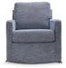 Nenana Next-Gen Nuvella Swivel Glider Accent Chair - U&U Home Budget Furniture (Carteret, NJ)