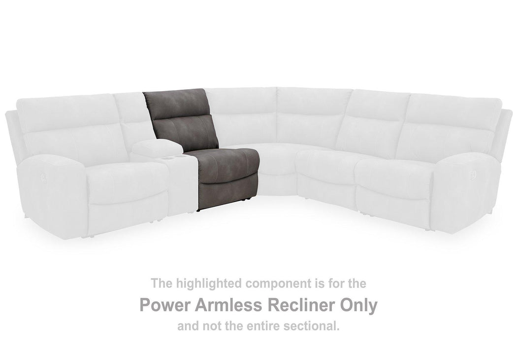 Next-Gen DuraPella Power Reclining Sectional - U&U Home Budget Furniture (Carteret, NJ)