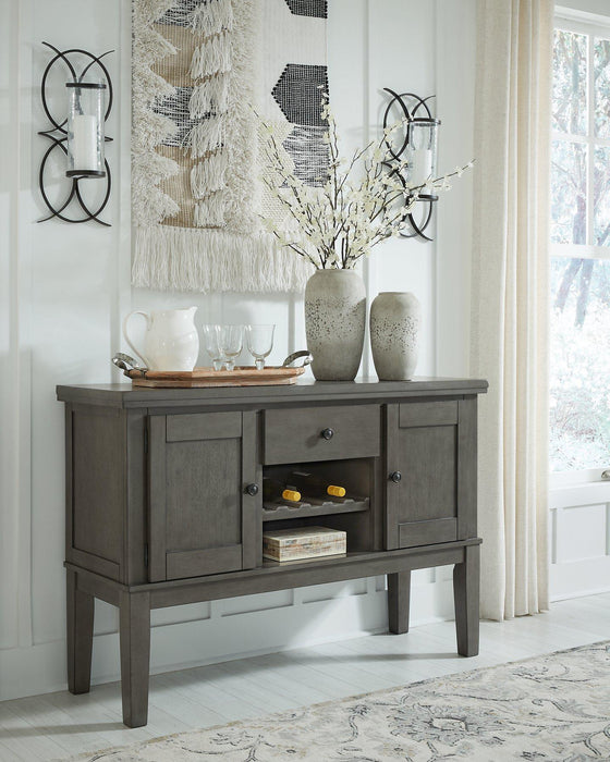 Hallanden Counter Height Dining Room Set - U&U Home Budget Furniture (Carteret, NJ)