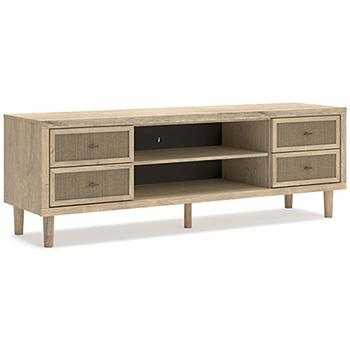 Cielden 72" TV Stand with Electric Fireplace - U&U Home Budget Furniture (Carteret, NJ)