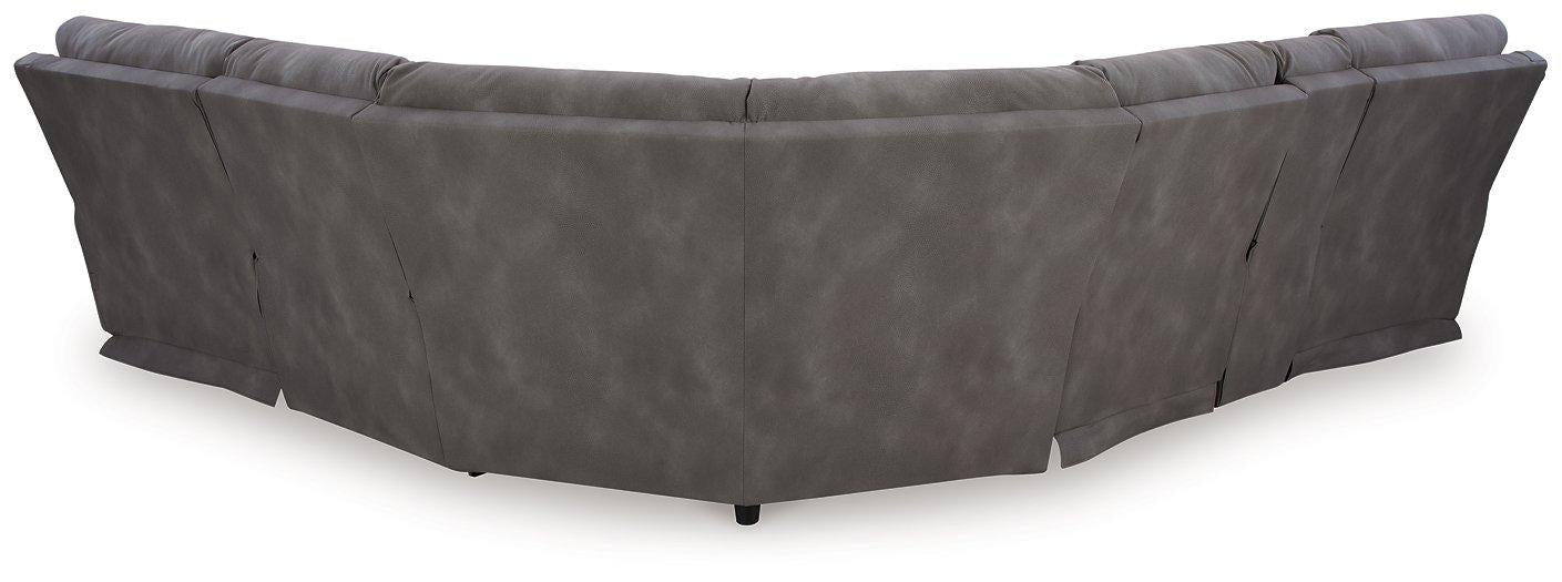 Next-Gen DuraPella Power Reclining Sectional - U&U Home Budget Furniture (Carteret, NJ)